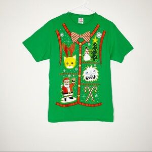 Ugly Christmas T-shirt top by dec 25 Sz medium